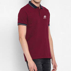 Elegante talla grande para hombre para Polos Casual algodón tejido patrón sólido en varios colores y tamaños ajuste perfecto garantizado - Product Image 2