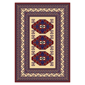 <b>RUGS</b> DEPOT LXDP-0276 Wholesale Red <b>Burgundy</b> Modern Vintage Digital Printed Machine Washable Chenille Area <b>Rug</b> Non Slip - Product Image 1