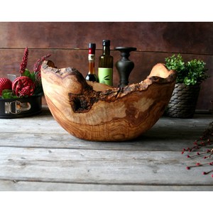 Cuenco de madera rústico hecho a mano personalizado boda regalo de Navidad o cumpleaños resistente al calor - Product Image 5