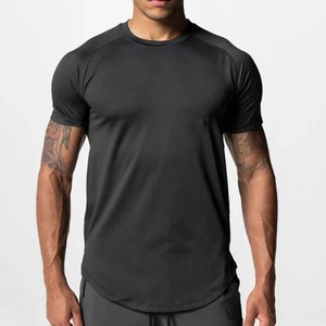 Camiseta de algodón con cuello redondo para hombre para el verano caliente Nueva versión Color sólido Manga corta Venta caliente Top Botón Camiseta de punto - Product Image 1