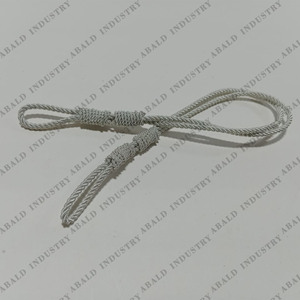 custom quality Bullion Wire Tactical Cap Cord Uniform <b>Accessories</b> High Quality Cap Cords in white color - Product Image 6