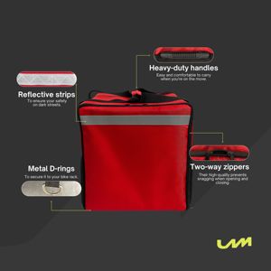 Sac à dos professionnel pour la livraison de nourriture, structuré, isolé et facile à transporter - Product Image 2