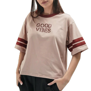 <b>Top</b> Trending Women Summer T-Shirt Print Crew Neck Regular Fit Full Sleeve Eco-Friendly Relaxed Fit Custom Color & Size - Product Image 1