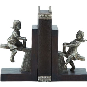 Creative Gold Monkey Hand <b>Bookends</b>, Unique Resin Desk Decor. Available at wholesale prices. - Product Image 5