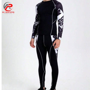 Trajes de Compresión para Hombre de Tela Transpirable Hechos a Medida, Ropa de Compresión sin Costuras de Nueva Llegada, Conjunto para Hombre para Correr - Product Image 3