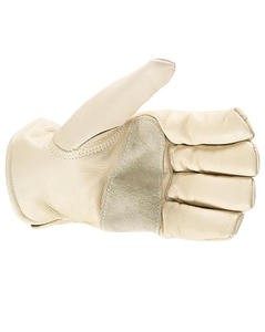 ถุงมือหนังสำหรับงานหนัก เสริมความแข็งแรงบริเวณฝ่ามือ ทนทาน ระบายอากาศได้ดี ป้องกันการฉีกขาด ปราศจากซิลิโคน ข้อมือตรง ไม่ผสมแป้ง เหมาะสำหรับงานสวน - Product Image 6