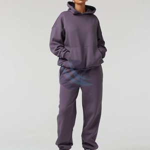 Chándal para mujer, nuevo diseño personalizado de alta calidad, chándales de Color liso para mujer, ropa de calle, chándales para mujer para adultos - Product Image 3