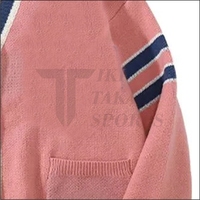 Cardigan en laine/nylon Tiki Taka Sports University pour homme, vêtement décontracté, design Varsity, col en V, décoration boutonnée, hiver