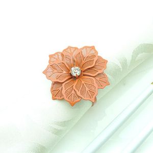 Décorations de banquet de mariage haut de gamme rond de serviette vente entière et rond de serviette rose - Product Image 4