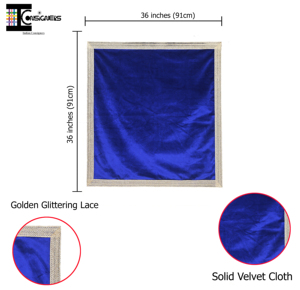 ผ้าคลุมโต๊ะผ้ากำมะหยี่สี่เหลี่ยมสี่เหลี่ยมผ้ากำมะหยี่ที่ทันสมัยเป็นมิตรต่อสิ่งแวดล้อมใช้ในบ้านสิ่งทออินเดีย - Product Image 4