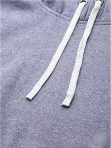 Women's <b>Grey</b> Fashionable Hooded Crop Top <b>Sweatshirt</b> Winter Gym Fitness Streetwear Wholesale Crop Hooded Tops - Product Image 2