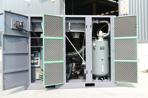 132Kw Compresseur <span class=keywords><strong>d</strong></span>'<span class=keywords><strong>air</strong></span> à vis silencieux à économie <span class=keywords><strong>d</strong></span>'énergie Compresseurs industriels rotatifs à faible bruit pour l'<span class=keywords><strong>extraction</strong></span> et la fabrication <span class=keywords><strong>d</strong></span>'énergie - Product Image 3