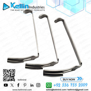 ชุดอุปกรณ์ดึงปากและแก้ม Dingman พร้อมใบมีดดึงลิ้น 3 ใบ สำหรับศัลยกรรมหู คอ จมูก และศัลยกรรมช่องปาก - Product Image 3