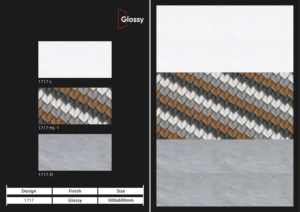 elegant look 300x600mm ceramic wall <b>tiles</b> for bathroom kitchen glossy matt sugar carving surface interior wall design lux - Product Image 2