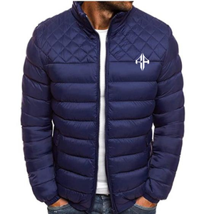 Chaqueta de invierno con logotipo personalizado de tendencia superior Chaqueta acolchada con cremallera estampada transpirable de poliéster 100% de ATLANTIC - Product Image 2