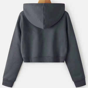 Vente en gros de sweat-shirts à capuche pour femmes, nouvelle conception, hiver, doublure chaude, anti-boulochage, tricot vintage, manches longues, logo avant, ODM, usine - Product Image 1