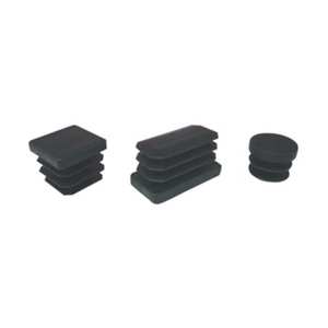 Bl Puntali Tondi 18 Mm <b>Plastica</b> Nero 10 Pz - Product Image 1