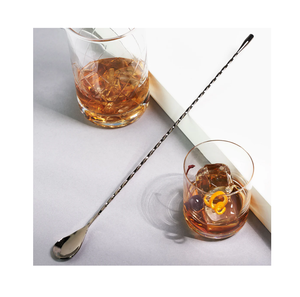 Cuillère de bar en laiton personnalisée Home Restaurant Thé Couverts Moderne Luxe Personnalisé Barware Longue Taille Cuillère à Cocktail - Product Image 5