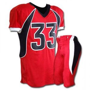 Maillot de football américain personnalisé pour homme, noir et bleu, en mesh, sans manches, col en V, anti-humidité, numéros d'équipe 22 - Product Image 6