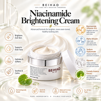 Crème Éclaircissante à la Niacinamide, Atténuation des Taches Brunes, Fini Rosé, Hydratant Visage pour Tous Types de Peau, Personnalisation ODM, Logo Privé