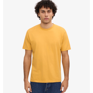 เสื้อยืดแขนสั้นของผู้ชายสำหรับฤดูร้อนออกแบบได้ตามที่ต้องการทรงกลมระบายอากาศเสื้อวาฟเฟิลแขนครึ่งแขน - Product Image 2