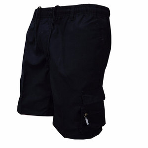 Shorts pour hommes Stretch Outdoor Cargo Shorts Wear Multi Pocket Taille élastiquée Plain Casual Sport Shorts pour hommes - Product Image 1