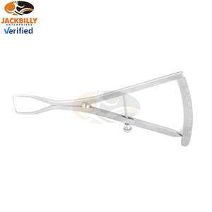 Calibrador Dental de acero inoxidable Manual Castroviejo profesional de 7 pulgadas, escala graduada de 0-40mm, instrumentos de medición de cresta ósea - Product Image 5