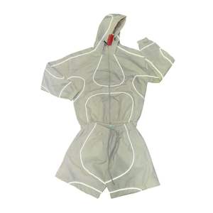 Nouveau design coupe-vent personnalisé de qualité supérieure à manches courtes avec fermeture éclair coupe décontractée 100% polyester respirant ensemble court en nylon - Product Image 6