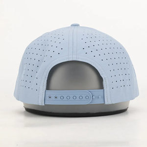 Sombrero de Golf de 5 paneles personalizado del fabricante VN agujeros cortados con láser logotipo bordado 3D deportivo impermeable tapa de cierre trasero de plástico interior - Product Image 5