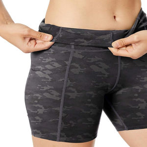 Short d'entraînement taille haute personnalisé OEM pour femmes en tissu éponge respirant Short de compression de gymnastique pour le sport, la course et le streetwear - Product Image 2