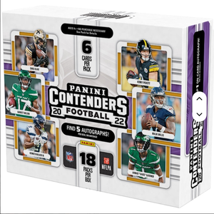 SuperB 2022 Panini Contenders Football Hobby Box - Product Image 1