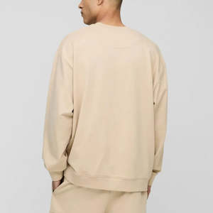 Sudadera de Peso Pesado para Hombre, Logotipo Personalizado, Tejido Transpirable, Cuello Redondo, Talla Grande, Ropa de Invierno, Sudadera con MOQ Bajo - Product Image 3