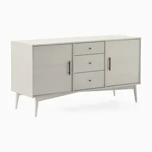 Premium Quality Stylish European Modern Furniture Mid Century White Buffet for Hallway
