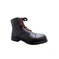 Bottes de sécurité montantes pour hommes de marque de luxe, nouvelle collection, en cuir véritable de vache, antidérapantes, pour l'hiver et l'été