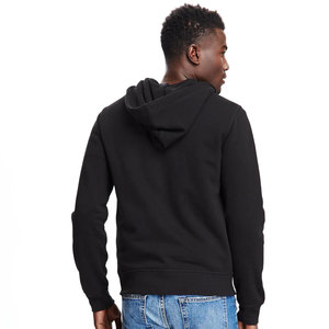 Sudadera con capucha clásica de algodón 100% pesado para hombre al por mayor, con cremallera completa, bordado personalizado, estampado en relieve, OEM, invierno - Product Image 4