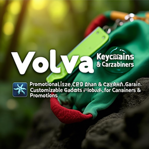 Portachiavi LED Personalizzato Volma, Gadget Personalizzabile per Moschettoni e Promozioni - Product Image 3