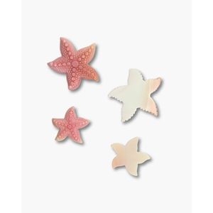 Colgante de Estrella de Mar y Concha Chapado en Oro de 18K - Estilo Religioso con Perla y Diamante, Ideal para Regalo - Product Image 1