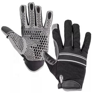 Cuero de vaca Premium impermeable ambidiestro recubierto de PVC anticorte resistencia al calor seguridad construcción guantes protección - Product Image 1