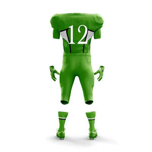 Nuevo diseño personalizado poliéster transpirable uniforme de fútbol americano logotipo personalizado púrpura/negro colores tamaños personalizados al por mayor - Product Image 2