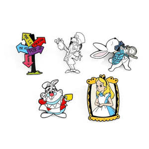 เข็มกลัดอลิซในแดนมหัศจรรย์ 5 ชิ้น - Product Image 6