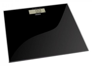Bilancia Digitale da Bagno Haeger 180kg Nera con Display LCD (BS-DIG.010A) - Product Image 1