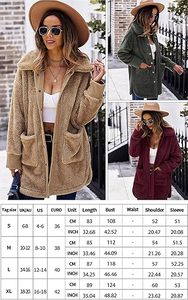 <strong>Long</strong> Double Breasted <strong>Sherpa</strong> Coat for Women Custom Made Embroidery logo <strong>Sherpa</strong> <strong>Jackets</strong> Women Fur Coats - Product Image 6