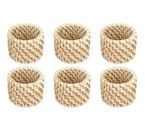 Napkin Ring <b>Wedding</b> Napkin Rings Festival Party Napkin Ring High on Demand Rattan Napkin Rings Best Prices - Product Image 1