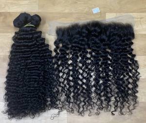 100% pelucas de encaje completo con cierre de cabello Remy virgen vietnamita camboyano cuerpo rizado profundo estilos de rizos rizados 8-40 pulgadas de longitud - Product Image 5