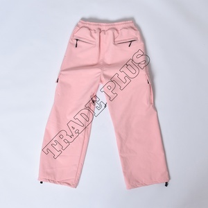 Pantalones de Nieve Impermeables Rosa Claro con Forro Cálido, Ventilación, Bolsillos con Cremallera y Dobladillo Ajustable para Deportes de Invierno - Product Image 2