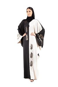 Transpirable islámico Slip manga larga Abaya musulmán Maxi vestido Dubai Simple Cruz decoración abayas - Product Image 5
