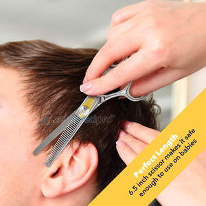 Ciseaux à effiler professionnels simples 30-40 dents, outil de coupe de cheveux pour salon de coiffure, ciseaux à effiler simples de haute qualité - Product Image 6