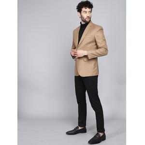 Abrigo Formal Moderno Color Café para Hombre, para Uso Corporativo, Padrinos de Boda y Celebraciones, Disponible para Exportación - Product Image 2