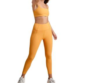 Leggings de yoga fitness pour femmes, excellents, à profil bas, zéro transparence, en gros - Product Image 4
