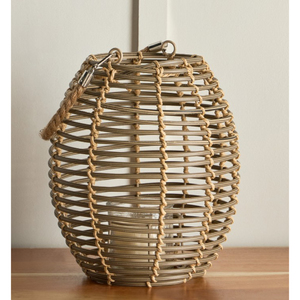 Lanterne en rotin tissée à la main en gros, style moderne naturel, lanternes décoratives en herbe pour la décoration de la maison et du jardin, porte-bougie - Product Image 2